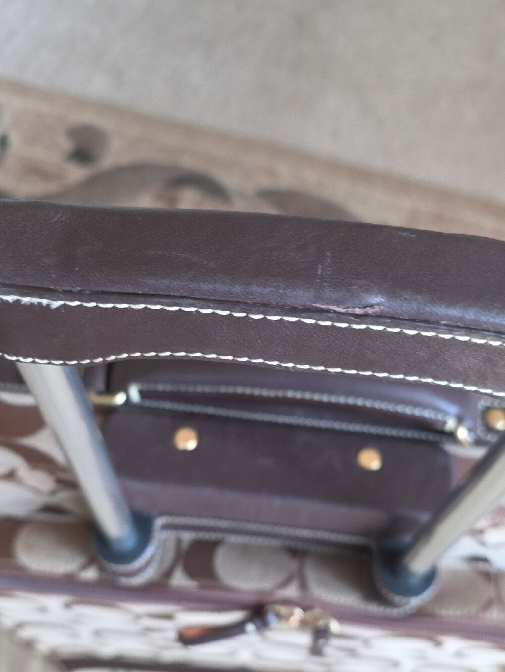 Coach Signature Carry-On Spinner Luggage - Picture 6 of 13